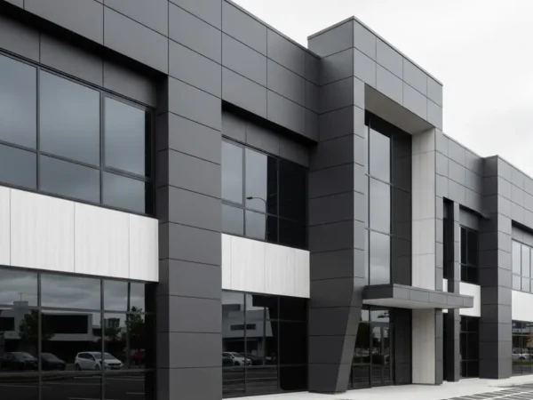 Masonry and panel exterior wall showcasing professional cladding Auckland craftsmanship.